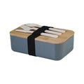 Portable Bamboo Lid Cutlery Leakproof Japandi Design Microwavable Eco-friendly Bento Box Home Storage Organization for Adults