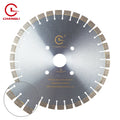 Hot Sale Industrial Laser Silver Edge OEM Blade Ti-coated Saw Blade for Granite/Stone Cutting