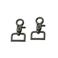 Stock Supply 1.0inch 25 X 57mm Shiny Gunmetal Colored Swivel Bag Trigger Hook