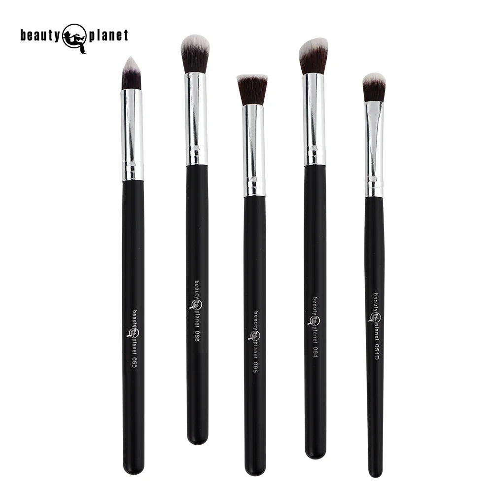 Beauty Planet Black Eyeshadow Synthetic Hair Brush Professional Custom Logo Beauty Products for Women Makeup Eye Blending Brush