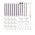 5050 4Pin RGB LED Tape Connector Plug Power Splitter Cable 4 Pin 8mm Needle Female Connector Wire for Light Strip Accessories