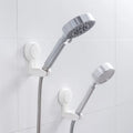 Drill-free Removable Shower Head Holder With Suction Cup Bathroom Shower Hanger Wall Mounted Suction Holder Hook