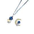 Luxury Designer Stainless Steel Necklace Non-Tarnish Anime Astronaut Couple Trendy for Men Women's Parties