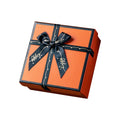 Manufacturer Wholesale Luxury Quilted Black Cardboard Gift Hat Box Custom Made Bow Sponge Liner Logo Recycled Materials
