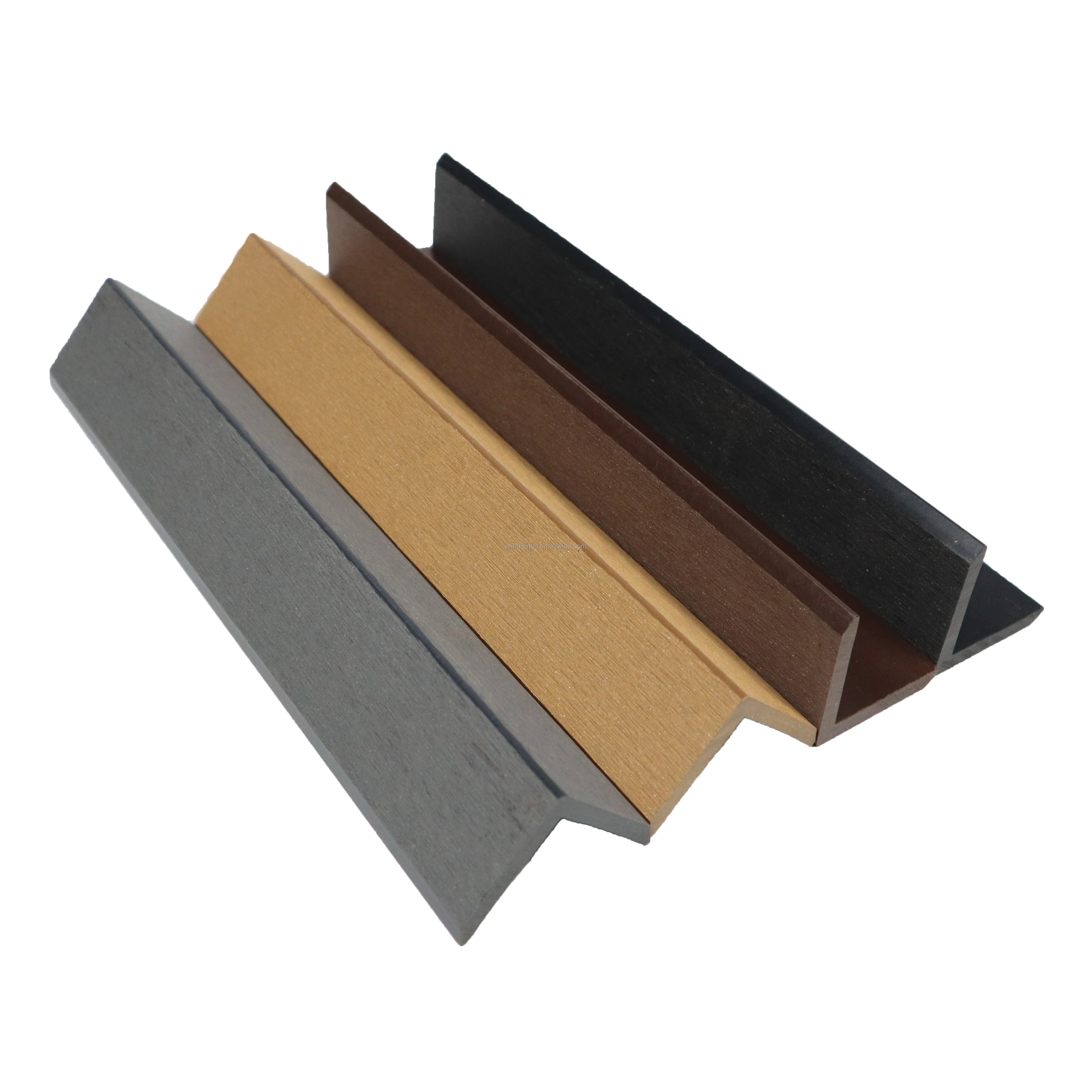 Modern WPC Skirting Board/Edge Banding/End Cover Plastic Material for Outdoor Composite WPC Decking Covering