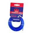 3.00mm Star Nylon Heavy Duty Trimmer Line 0.120in 15m Blue OEM Customizable Electric Garden Weed Eater String