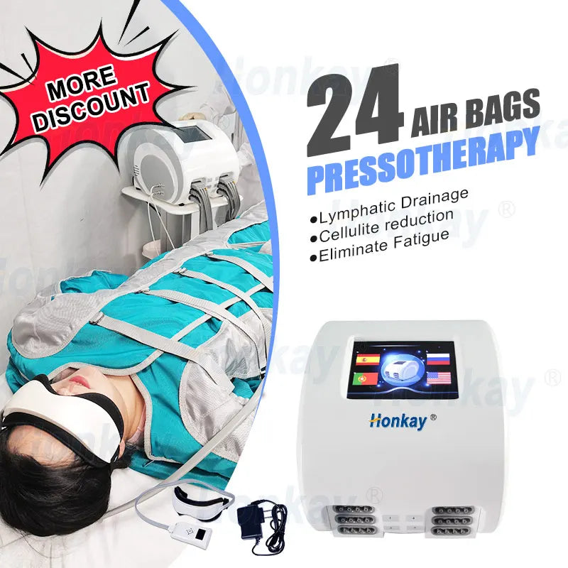 Whole Body Arm Belly Pressotherapy Lymphatic Drainage Leg Massager air Compression Machine