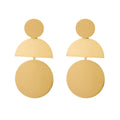 2025 New Luxury Designer Titanium Simple Earrings Women Fashion Gold Drop Earrings Waterproof Cheep Geometric Earrings