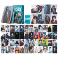 55Pcs/set Kpop Jin LOMO Card Album Echo Photocards JIN HD Photo Double-sided Blue Card Back Holographic Card Fans Collections