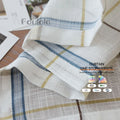 Factory Supply White Linen Look Sheer Curtain Fabric for the Living Room in Guangzhou MegaBDM