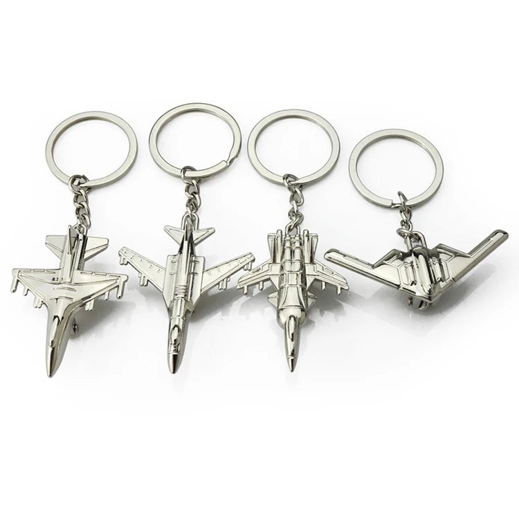 Promotional Keychains Travel Accessories for Airplane Custom Metal Keychain Airplane Keychain Airplane Accessories