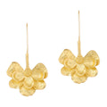 2025 New Bohemian Boho Metal Large Gold Statement Earrings Large Flower Earrings Earrings for Women Gift