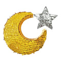 Moon Star Pinata EID Mubarak Decoration Happy Ramadan Party Supplies Gold Silver Rose Gold Foil Birthday Paper 45x44x9cm