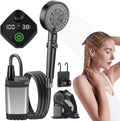 4500mAh Waterproof Portable Electric Shower Pump Outdoor Camping Hiking Travel Beach Watering Bathing for Pets 20L Capacity