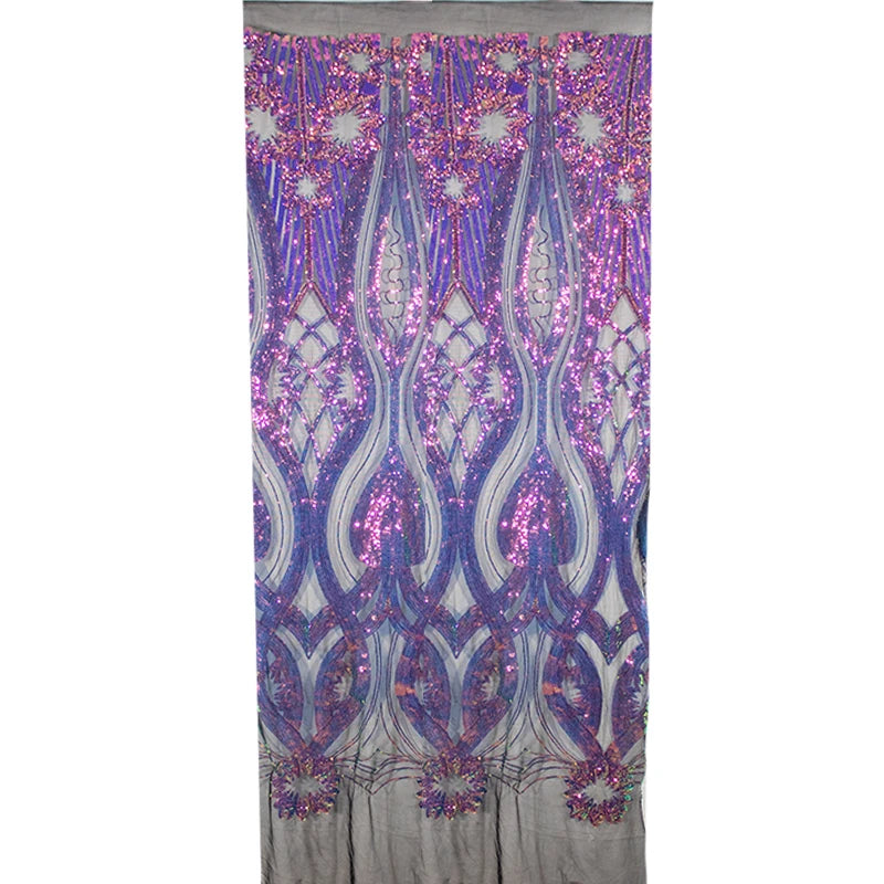 Fashion Manufacturers Clothing Textiles Sequin Net Saree Fabric for Dress