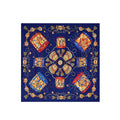Hot Selling 90*90 Ladies Custom Printed Silk Scarf Vintage Square Neck Scarf