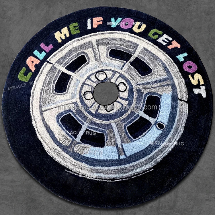 Wholesale Custom Shape Rugs Anime Hand Tufted Designer Logo Die Cut Video Game CD Carpets and Rugs