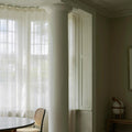 The Living Room and Bedroom Are Decorated with 100% Polyester Transparent Blackout Curtains