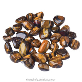 Good Quality Natural Tiger's Eye Crystal Tumbled Stone Eco-Friendly Feng Shui Home Decoration Polished Gemstone