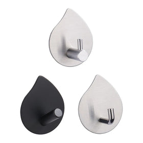 Wall Mount Brass Towel Hook with Water Droplets Design Eco-Friendly Key and Coat Hooks for Tools