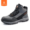 LANGTAN Stylish Men's Anti-smash Anti-puncture Microfiber Oxford Fabric Safety Boots
