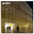 Modern Design Style Aluminum Exterior Veneer Panel Perforated Cladding for Building Facade Wall Decoration Durable Alloy