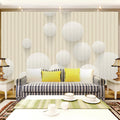 Nordic Style Tv Background Wall Modern Minimalist Living Room Tv Background Wall Seamless Mural Non-Woven Wallpaper