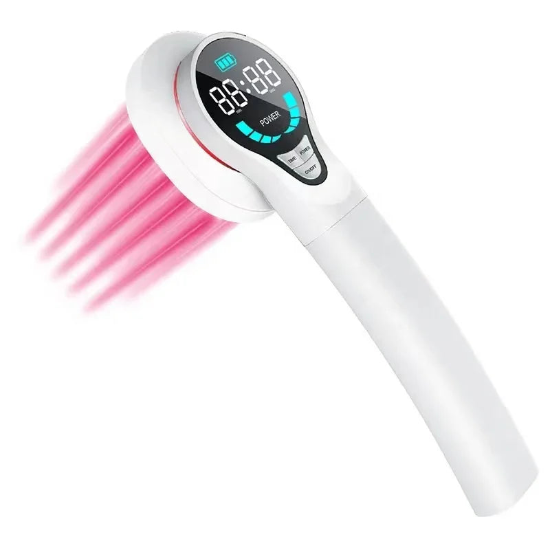 Portable Veterinary Instrument 808nm+650nm Cold Laser Therapy Device for Pet Wound Rehabilitation & Care Recovery