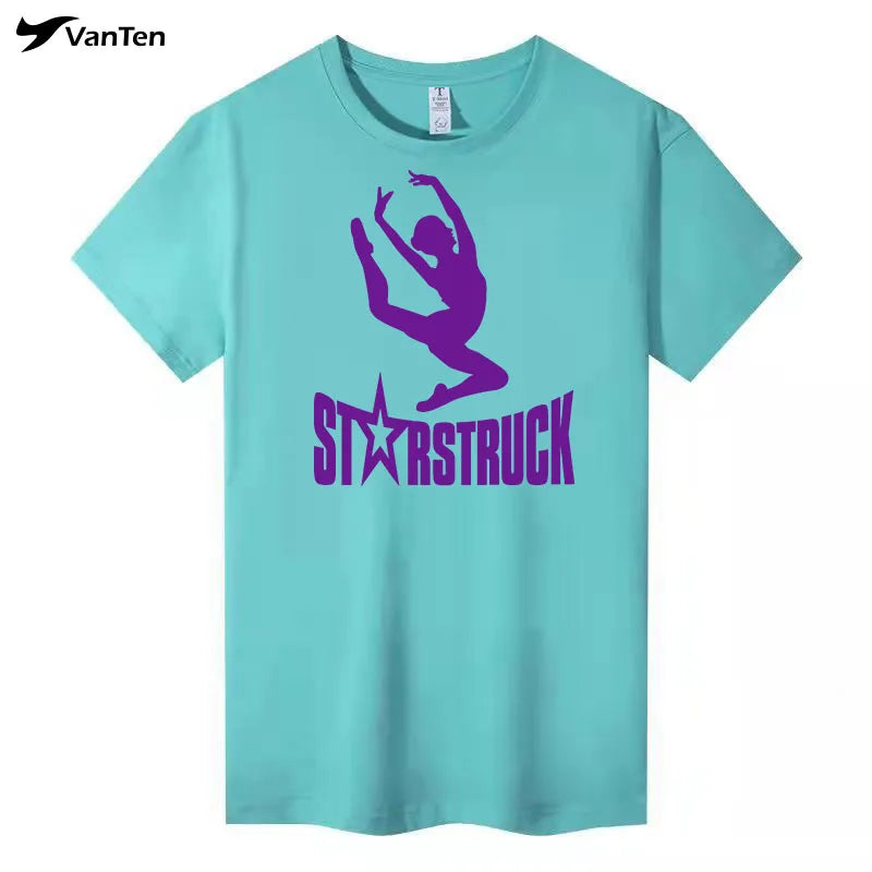 Dance Training Practice Wear Tshirts Custom Made Design Multi Color Gymnastics Youth T-shirt