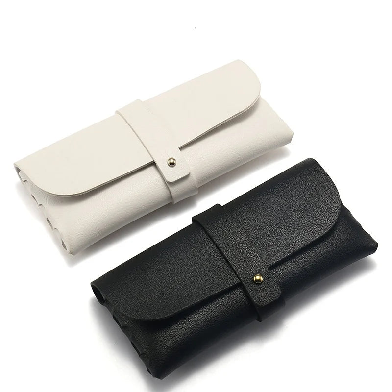 Custom Logo Pvc Box Sun Glasses Custom Printed Eyeglasses Case Soft Pouch Private Label Cheap Fashion Leather Sunglasses Case