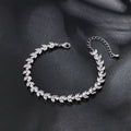 Weiman New Arrival Fashion Tennis Bracelets with Marquise and Round Cubic Zirconia CZ for Brides or Bridesmaids' Jewelry Gifts