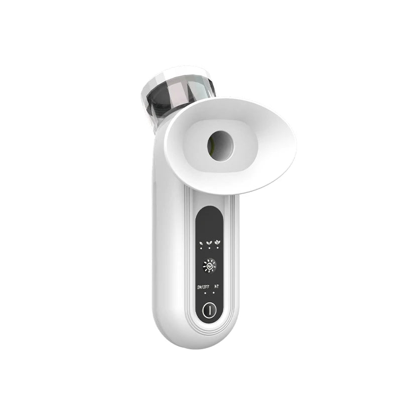 Portable Heated ABS Nano Eye Sprayer Facial SPA Nebulizer with Warm Compress Ionic Mist Steamer for Dry Eyes and Skin