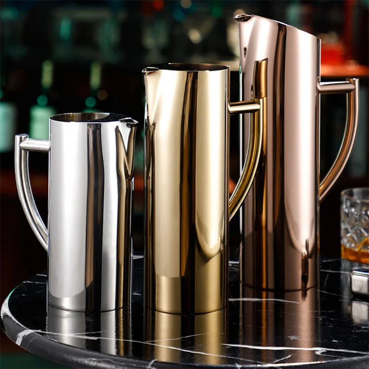 Antique Luxury Gold Buffet Tea Coffee Pot Water Coffee Beverage Dispenser Beer Juice Jug Pitcher for Iced Tea Juice