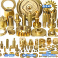 Customized Factory Processing Various Shapes Complex Brass Aluminum Titanium Stainless Steel Metal Parts Machining Services MegaBDM