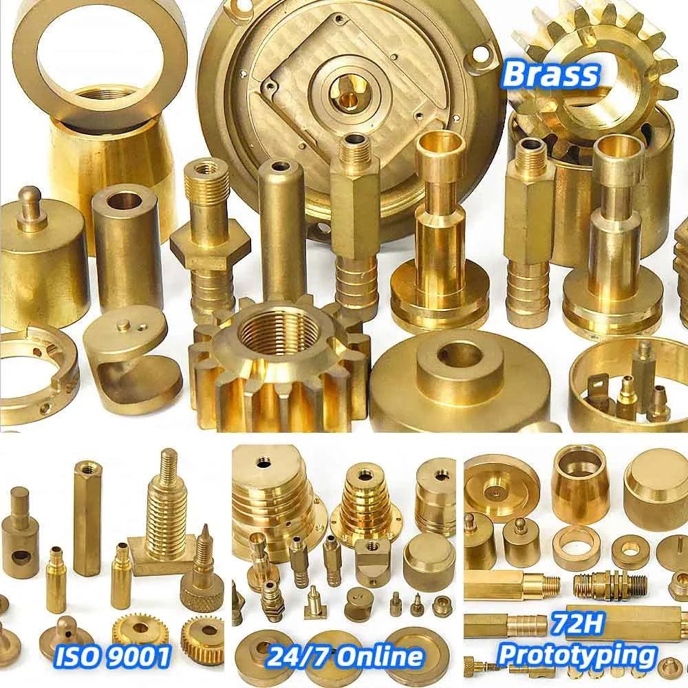 Customized Factory Processing Various Shapes Complex Brass Aluminum Titanium Stainless Steel Metal Parts Machining Services MegaBDM