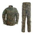 Camouflage Tactical Uniforms Camo Outdoor Rip-stop Hunting Sports for Men TWILL Camouflage Printing 4 Seasons Stand Collar S-3XL