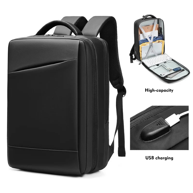 Factory Hot Sell Custom Black Backpack Men Light Laptop Bags High Quality School Backpack Fashion Backpack Bag