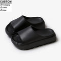 Wholesale 2025 Summer Thick-Soled Platform Design Flat Cushioning Walk Shoes for Women Breathable Slides Slippers Heeled Sandals