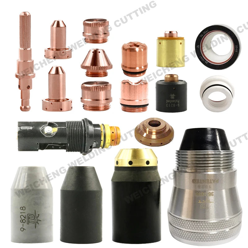 Copper Electrode 9-8215 9-8232 Nozzle 9-8210 9-8212 9-8208 9-8253 Plasma Shield Cap 9-8245 9-8238 9-8239 9-8256