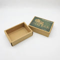 Recycled Brown Kraft Paper Die Cut Soap Packaging Box Biodegradable Cardboard with Glossy Matt Lamination Customizable for Soaps