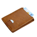 2026 New Product Wholesale 3 Fold Wallet Vintage RFID Anti-theft Card Holder Case