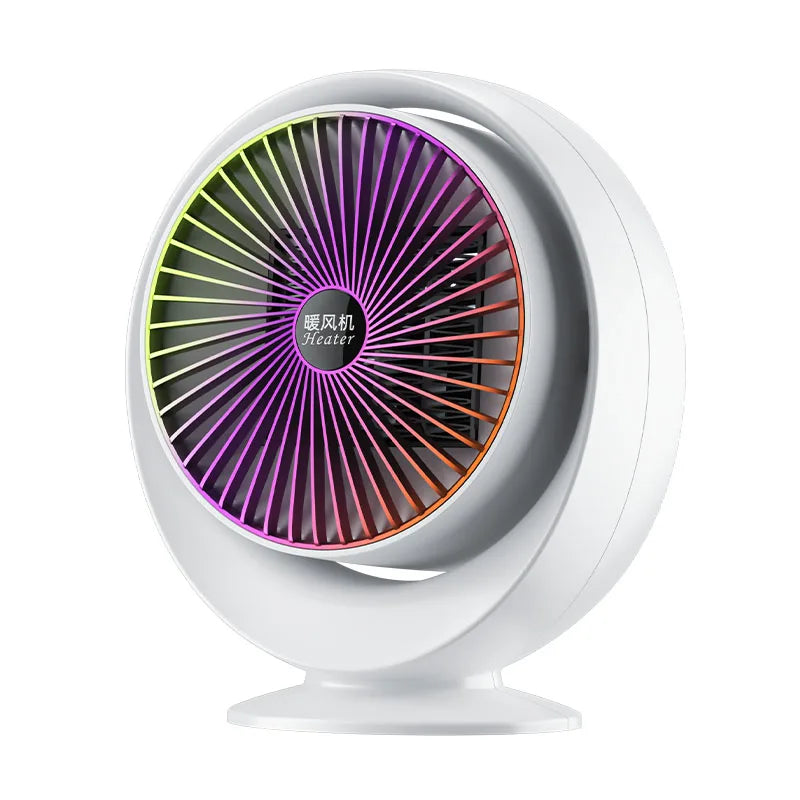 800w Home Winter Small Ptc Ceramic Personal Space Fan Heaters Plug in Electric Mini Desktop Portable Fast Heater Fan