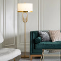 Creative U Shape Metal Tubular Floor Lamp Phnom Penh Lampshade Floor Lamps for Living Room Bedroom Home Decor Gold Standing Lamp