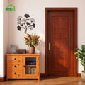 Modern Design Flush Wooden Veneer Manual Finished Sound Insulation Bedroom Door for Apartment Interior Use with 5 Year Warranty