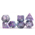 Dnd 16mm Polyhedral RPG Resin Glitter Vapor Custom Dice