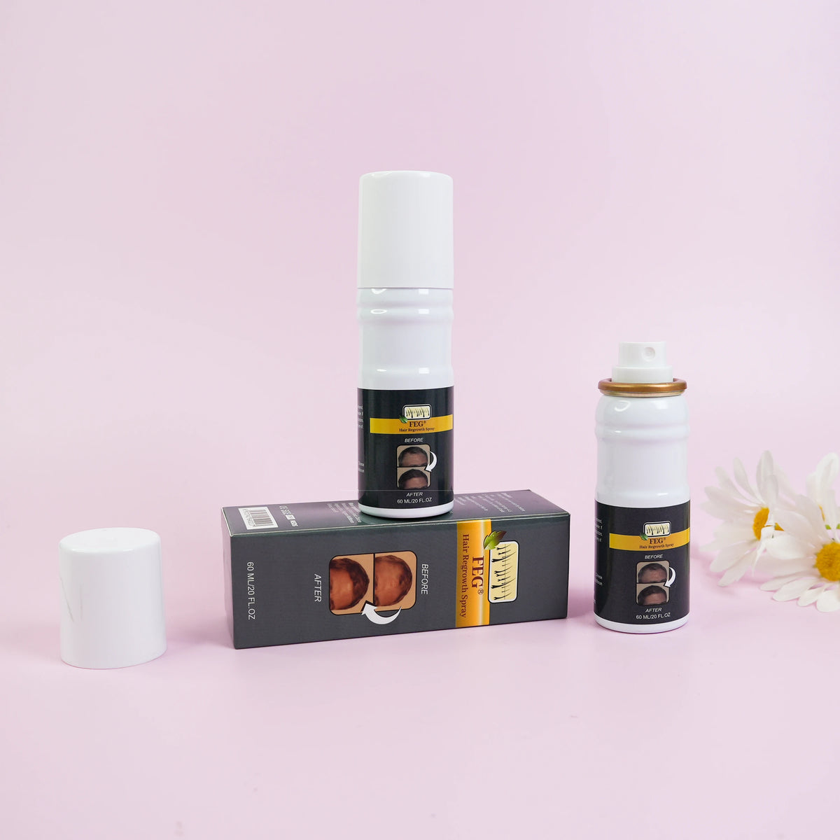 Wholesale Organic Best Effect Anti Loss Hair Care Growth Oil Serum Private Label FEG Hair Treatment with Hair Growth Spray