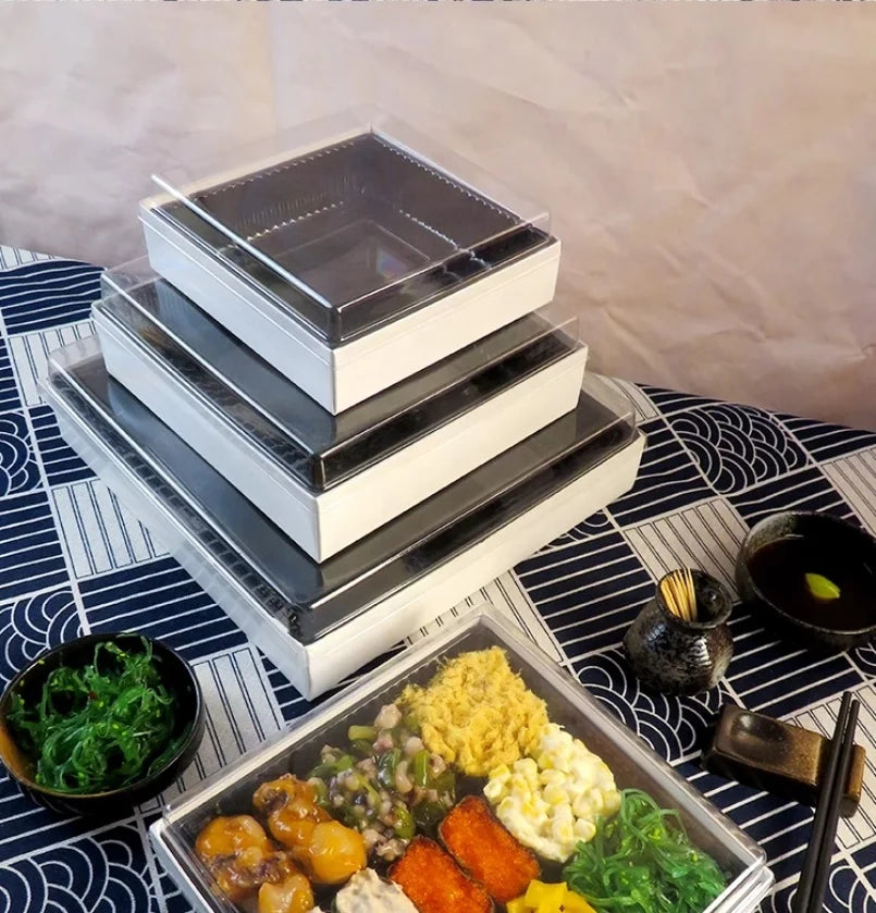 Wholesale Sushi Box Takeaway Food Packaging Storage Togo Box Sustainable Biodegradable Food Packaging