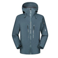 Single-Layer Hard Shell Ski Jacket with Zipper Closure Waterproof Windproof Wear-Resistant Outdoor and Mountaineering Clothing