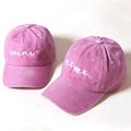 2pc Casual Mama Mini Baseball Cap Hat Sets Mother Daughter Adult Child Toddler Girls Adjustable