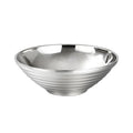 Thickened 304 Stainless Steel Household Double-Layer Insulated Threaded Ragen Household Bowl